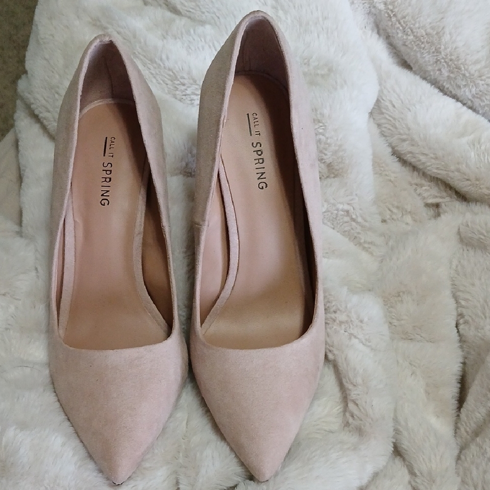 Call It Spring Blush Pink Heels